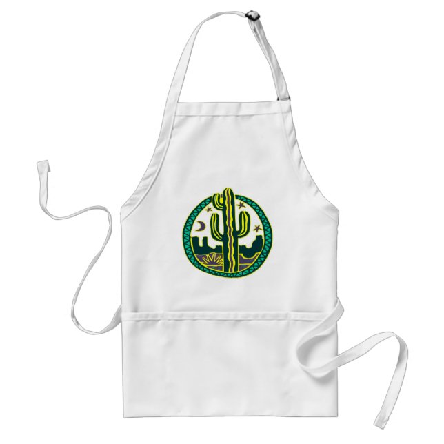 Southwest Cactus Standard Apron (Front)
