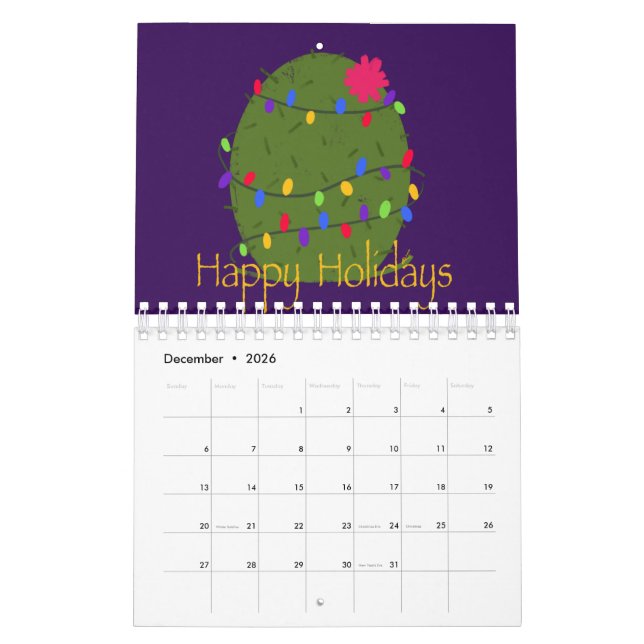Southwest Calendar (Dec 2026)