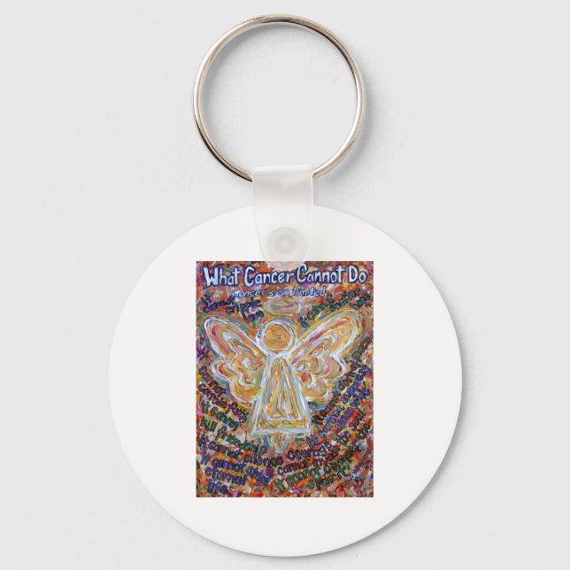 Southwest Cancer Angel Key Ring (Front)