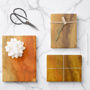 Southwest Canyon Colours Earthy Natural Wrapping Paper Sheet