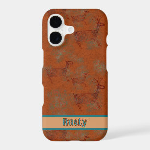 Southwest Canyons Deer Petroglyph Personalised