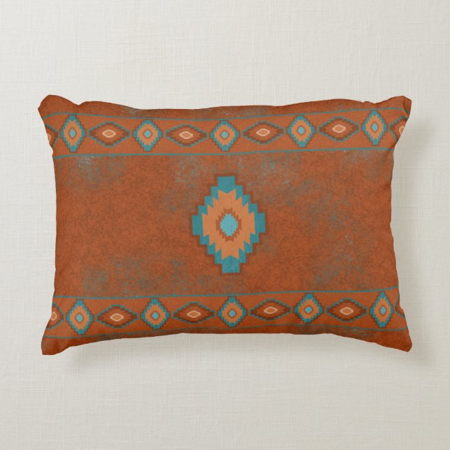 Southwest Canyons Diamond Decorative Cushion (Front)