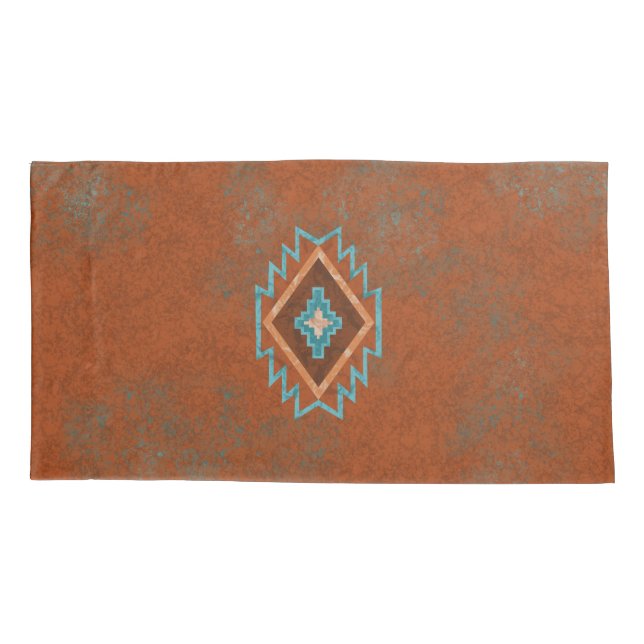 Southwest Canyons Diamond Pillowcase (Back-Left)