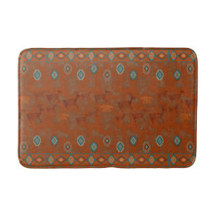 Southwest Canyons Petroglyphs Bath Mat