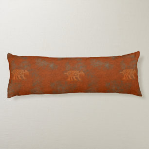 Southwest Canyons Petroglyphs Body Cushion