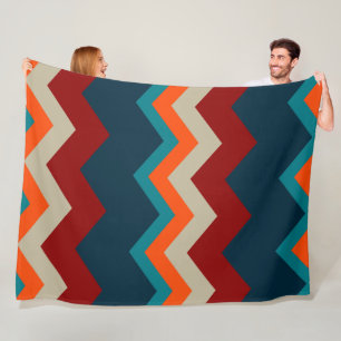 Southwest Chevron Fleece Blanket
