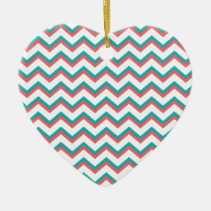 Southwest Chevron Pattern Ceramic Tree Decoration