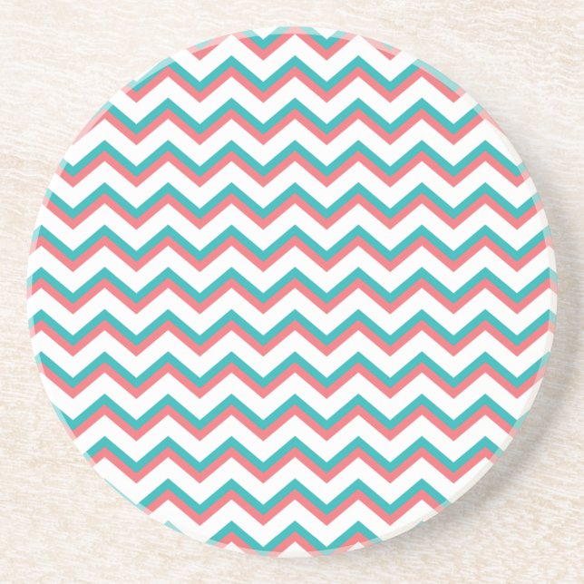 Southwest Chevron Pattern Coaster (Front)