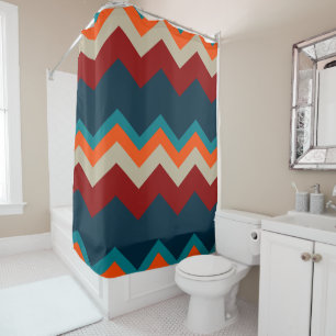 Southwest Chevron Shower Curtain