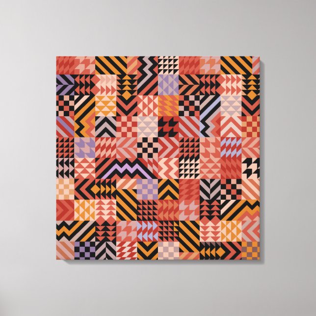Southwest Contemporary Graphic Canvas Print (Front)