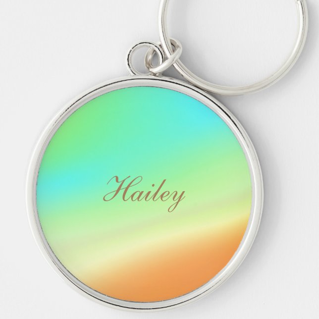 "Southwest Days" Personalize Name Keychain (Front)