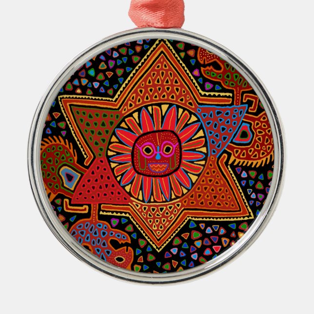 Southwest Del Sol Metal Tree Decoration (Front)