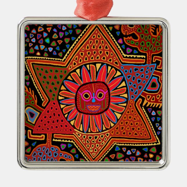 Southwest Del Sol Metal Tree Decoration (Front)