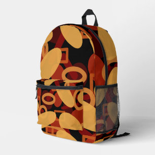 Southwest Desert Landscape Colours Abstract Art  Printed Backpack