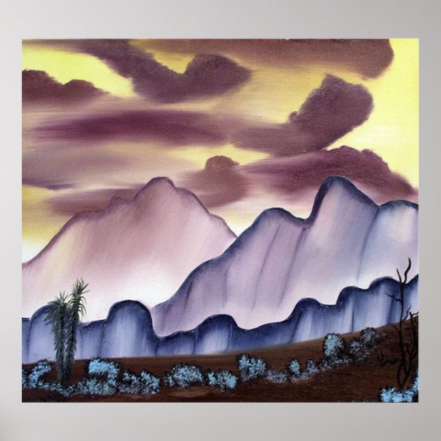Southwest Desert Painting Poster (Front)