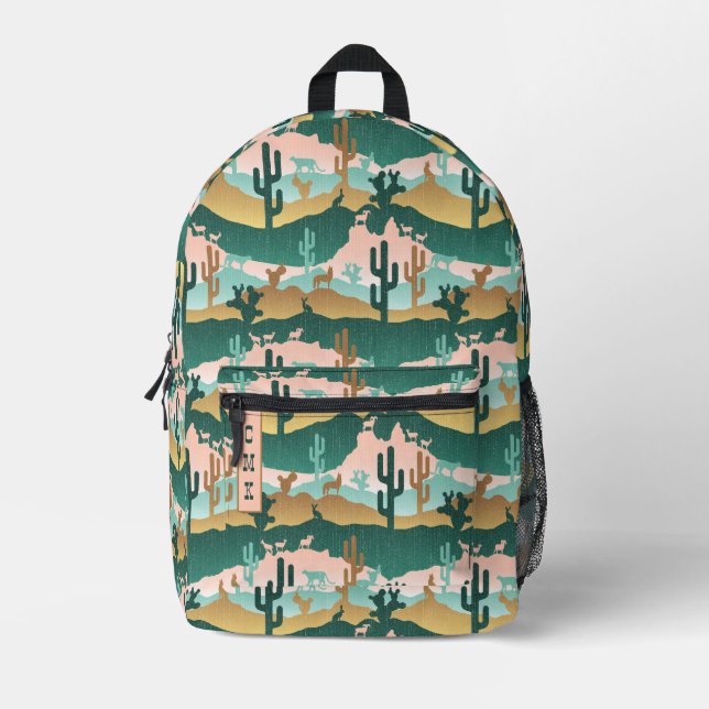 Southwest Desert Printed Backpack (Front)