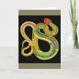 Southwest Desert Rattler Card