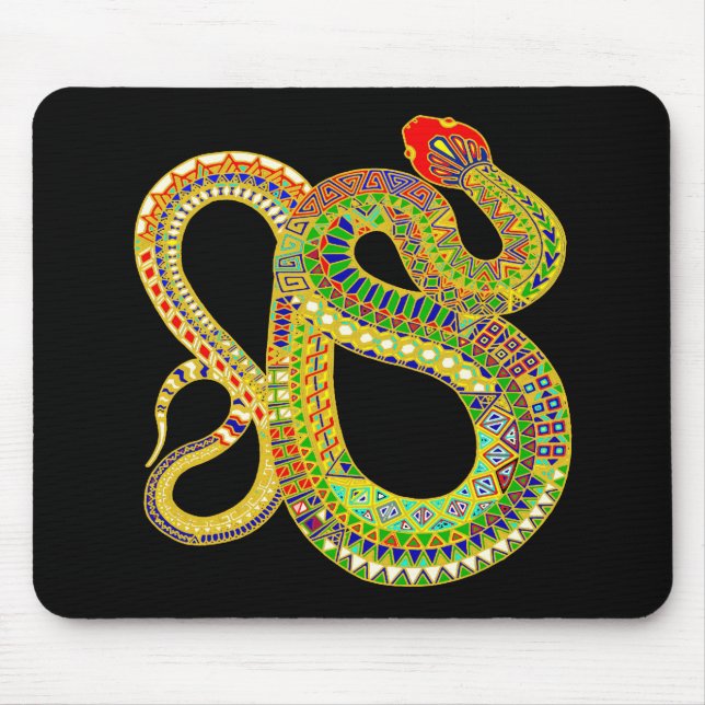 Southwest Desert Rattler Mouse Pad (Front)