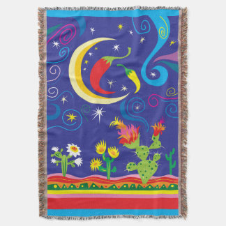 Southwest Desert Sky Throw Blanket