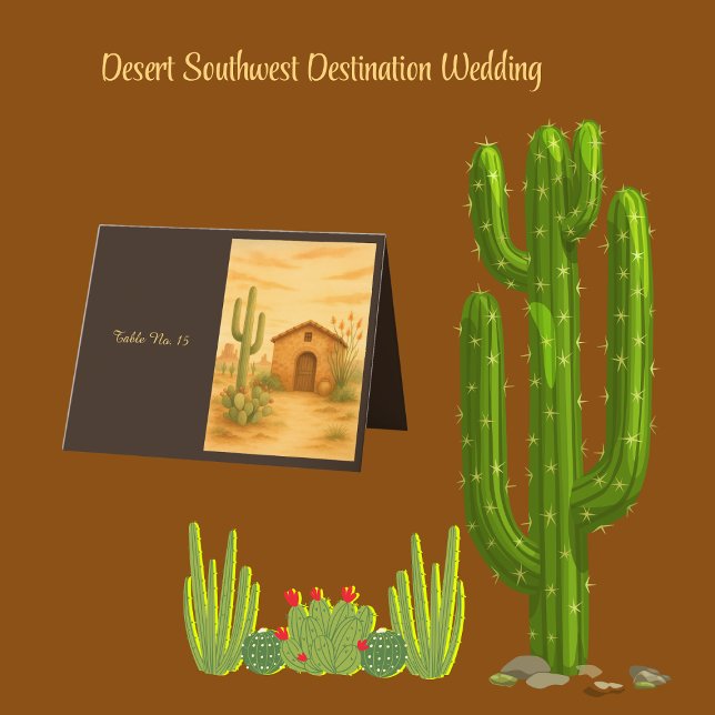 Southwest Desert Terracotta Wedding guest Card (Creator Uploaded)