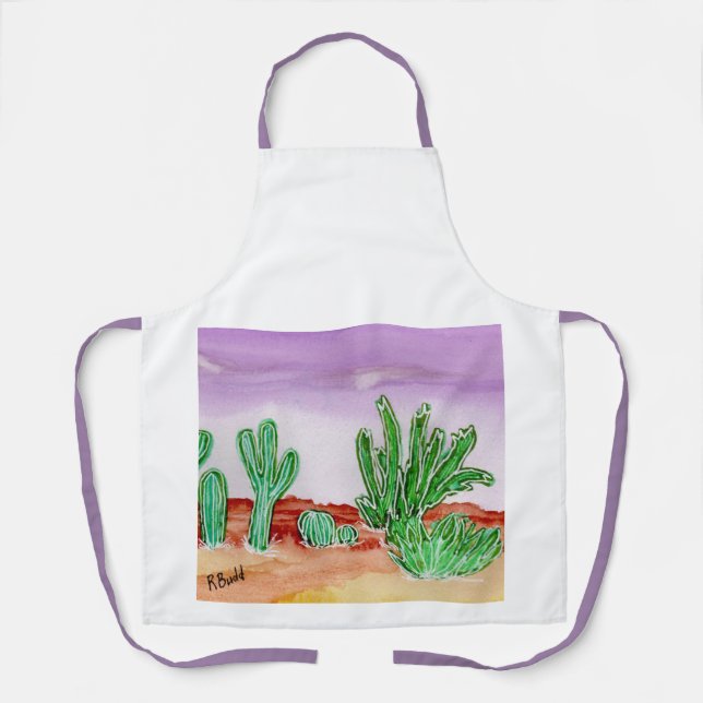 Southwest Desert-Themed Apron (Front)