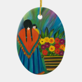 Southwest Design #1 Ceramic Tree Decoration