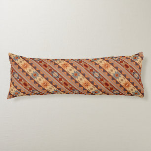 Southwest Design Diagonal Pattern Tan Body Cushion