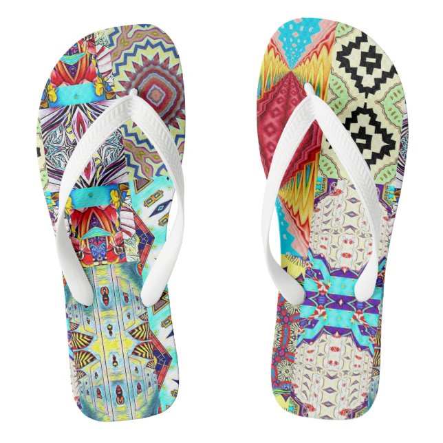 SOUTHWEST DESIGNER COLLAGE  JANDALS (Footbed)