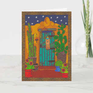 Southwest Door with Angel Card