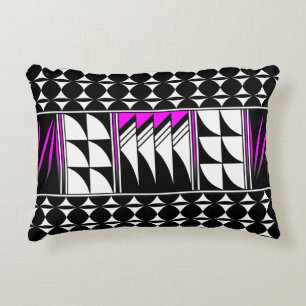 Southwest Feather Blessing in Pink Decorative Cushion