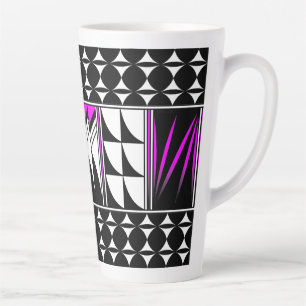 Southwest Feather Blessings in Pink Latte Mug