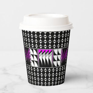 Southwest Feather Blessings in Pink Paper Cups