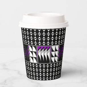 Southwest Feather Blessings in Purple Paper Cups