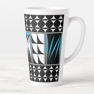Southwest Feather Blessings in Turquoise Latte Mug