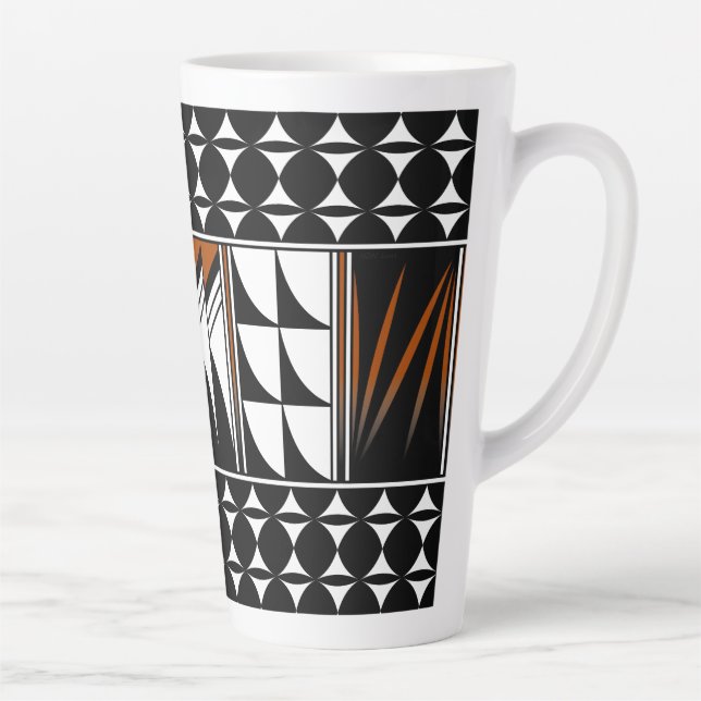 Southwest Feather Blessings  Latte Mug (Right)