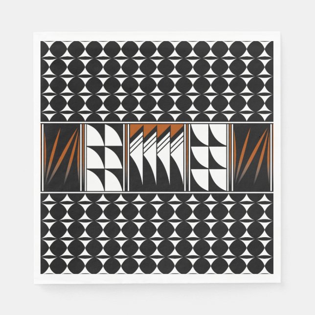 Southwest Feather Blessings Napkin (Front)