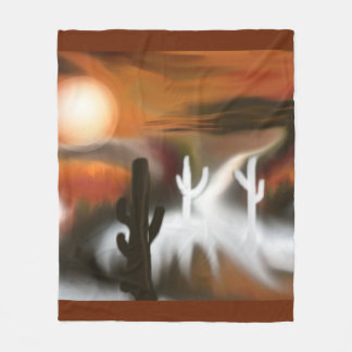 Southwest Fire and Ice Abstract Art Fleece Blanket