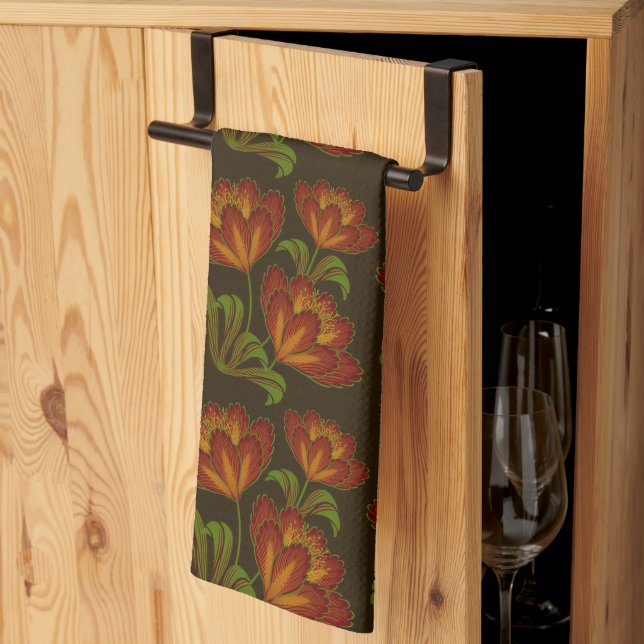 Southwest Floral Kitchen Towels (Thirds Fold)