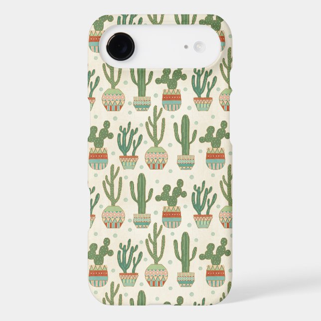 Southwest Geo Step | Cactus Pattern Case-Mate iPhone Case (Back)