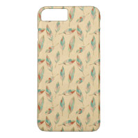 Southwest Geo Step | Coral Feather Pattern