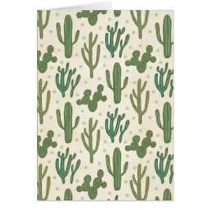 Southwest Geo Step Desert Cactus Pattern