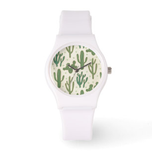 Southwest Geo Step   Desert Cactus Pattern Watch