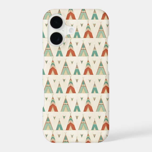Southwest Geo Step | Geometric Teepee Pattern (Back)