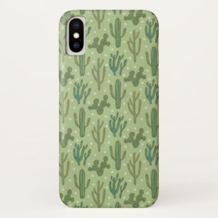 Southwest Geo Step Green Cactus Pattern Case-Mate iPhone Case