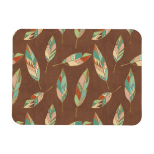 Southwest Geo Step   Southwest Feather Pattern Magnet