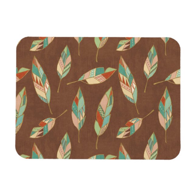 Southwest Geo Step | Southwest Feather Pattern Magnet (Horizontal)