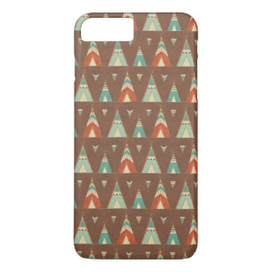 Southwest Geo Step   Teal Teepee Pattern Case-Mate iPhone Case