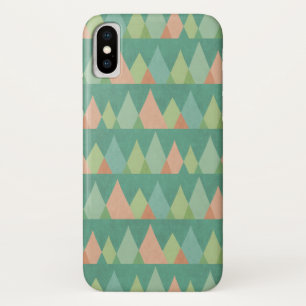 Southwest Geo Step   Teal Triangle Pattern Case-Mate iPhone Case