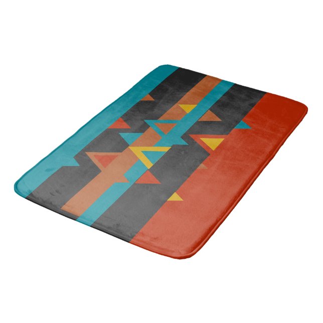 Southwest Geometric Bath Mat (Angled)