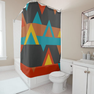 Southwest Geometric Shower Curtain